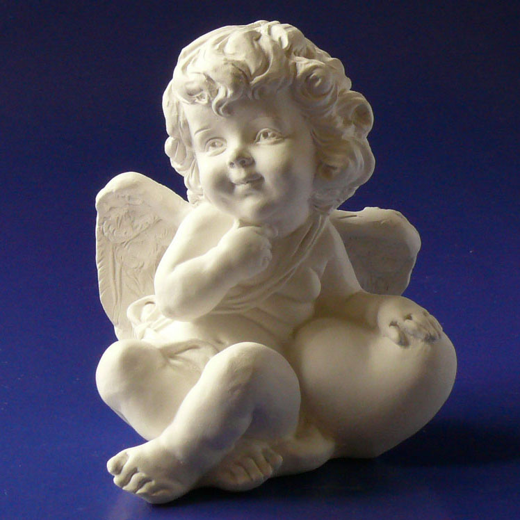 Божественная статуя ангела из гипса