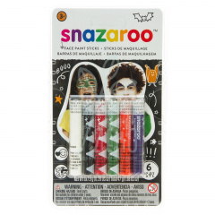 Набір фарб для аквагриму Halloween face painting sticks set, 6 шт., Snazaroo