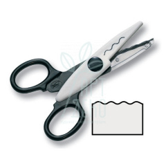 Ножиці фігурні Contour Scissors, Flow-сut, medium, Folia