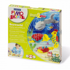 Набір полімерної глини Fimo Kids "Морський світ", 4  кол. х 42 г, Fimo