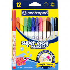 Набір фломастерів Super Easy, 12 шт, Centropen