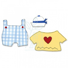 Набір ножів для скрапбукінгу Originals Die-Animal Dress Ups Sailor Outfit, Sizzix