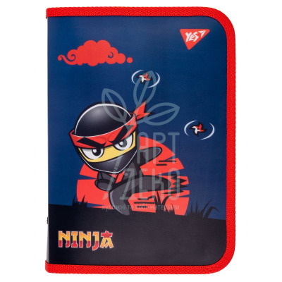 Папка для зошитів пластикова на блискавці Ninja, В5 (17,6х25,0 см), Yes