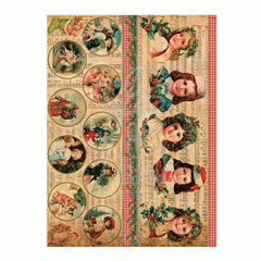 Декупажна карта на рисовому папері Rice Paper Decoupage, А4 (21х29,7 см), №227, Cadence