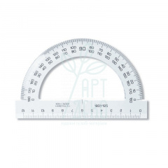 Транспортир пластиковий 180°/120 мм, KOH-I-NOOR