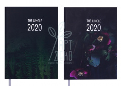 Щоденник датований 2020 THE JUNGLE, А5 (14,8х21 см), 336 л., Buromax 