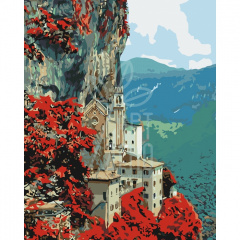 Набір для розпису за номерами "Madonna della Corona", 40х50 см, Ідейка