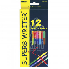 Набір олівців кольорових двосторонніх Superb Writer, 12 шт, Marco