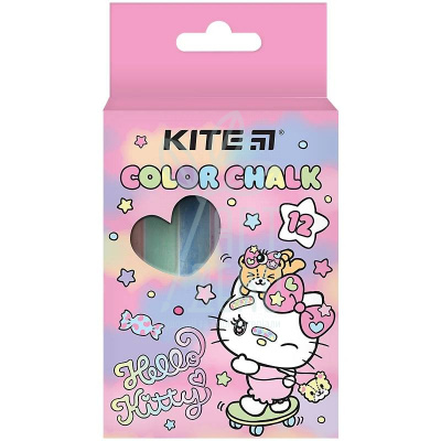 Набір крейди кольорової Hello Kitty, 12 шт, Kite