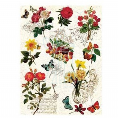 Декупажна карта на рисовому папері Rice Paper Decoupage, А4 (21х29,7 см), №41, Cadence