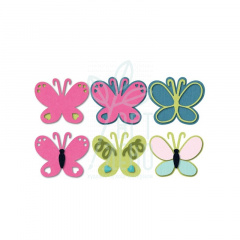 Набір ножів для скрапбукінгу Triplets - Butterfly by Stephanie Barnard, 13 шт, Sizzix