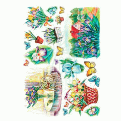 Декупажна карта на рисовому папері Rice Paper Decoupage, А4 (21х29,7 см), №220, Cadence