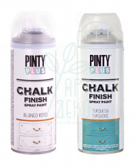 Фарба-аерозоль на водній основі Chalk-finish, 400 мл, PintyPlus