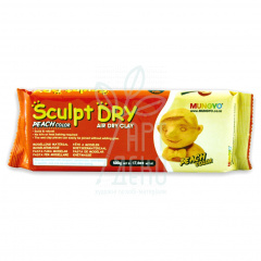 Маса для моделювання Sculpt Dry, самозастигаюча, Персикова, MUNGYO