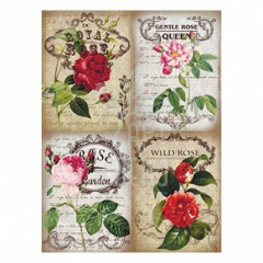 Декупажна карта на рисовому папері Rice Paper Decoupage, А4 (21х29,7 см), №277, Cadence