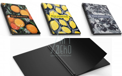 Альбом Black sketch book, спіраль, А5 (14,8х21 см), 160 г/м2, 128 л., Profiplan