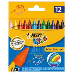 Набір крейди воскової Wax Crayons, 12 шт, ВІС