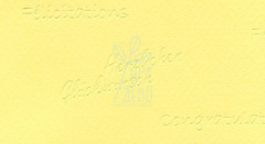 Папір текстурований, тиснений "Поздоровлення ", Жовтий світлий, 23х33 см, 220 г/м2, Ursus