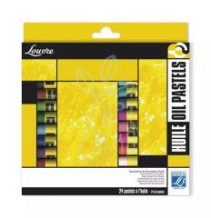 Набір пастелі олійної Louvre Oil Pastels Set, 24 шт, Lefranc