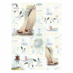 Декупажна карта на рисовому папері Rice Paper Decoupage, А4 (21х29,7 см), №283, Cadence