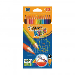 Набір олівців кольорових Kids Evolution, 12 шт, BIC