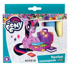 Набір крейди кольорової My little Pony, 6 шт, Kite