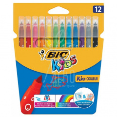 Набір фломастерів Kidcouleur, 12 шт, BIC