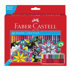 Набір олівців кольорових, 60 шт, Faber-Castell