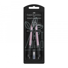 Циркуль Quick set Compass GRIP, 340 мм, в футлярі, Faber-Castell