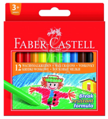 Набір крейди воскової, 12 шт, Faber-Castell