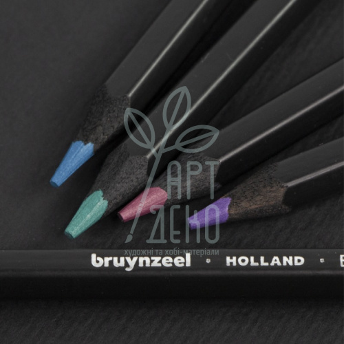 Набір олівців кольорових EXPRESSION METALLIC, в металевій коробці, 12 шт, Bruynzeel
