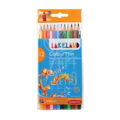 Набір олівців кольорових Lakeland Colourthin, 12 шт, DERWENT