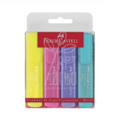 Набір маркерів Textliner Pastel, 4 шт, Faber-Castell