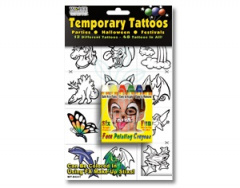 Набір наліпок для тату (імітація) U-Do Temporary Tattoos Set, Wolfe