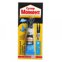 Клей "Супер Момент Гель", у блістері, 3 г, Henkel