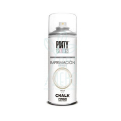 Грунт-аерозоль Chalk-finish, матовий, 400 мл, PINTYPLUS