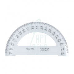 Транспортир пластиковий 180°/100 мм, KOH-I-NOOR