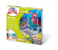 Набір полімерної глини Fimo Kids "Русалка", 4 кол. х 42 г, Fimo