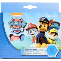 Набір крейди кольорової Paw Patrol, 6 шт, Kite