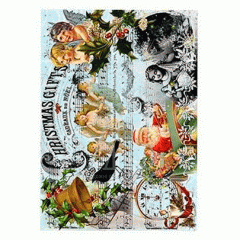 Декупажна карта на рисовому папері Rice Paper Decoupage, А4 (21х29,7 см), №242, Cadence