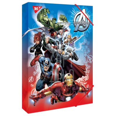 Папка для трудового навчання Marvel Avengers, А4 (21х29,7 см), Yes