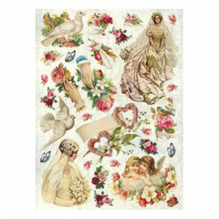 Декупажна карта на рисовому папері Rice Paper Decoupage, А4 (21х29,7 см), №231, Cadence