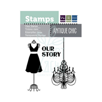 Набір штампів "Antique Chic Clear Stamps Our Story", We R Memory Keepers