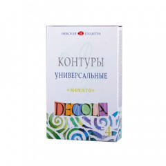 Набір контурів універсальних "Мохіто", 4х18 мл, Decola