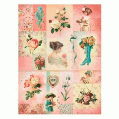 Декупажна карта на рисовому папері Rice Paper Decoupage, А4 (21х29,7 см), №08, Cadence