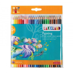 Набір олівців акварельних Lakeland Painting, 24 шт, DERWENT