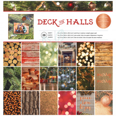 Набір паперу 30x30 см Deck the Halls, 36 листів, American Crafts