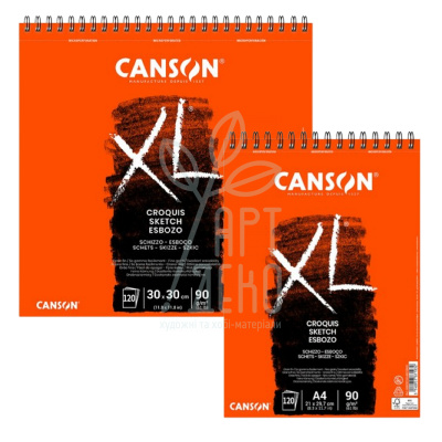 Альбом для нарисів XL Sketch Pad, спіраль, 90 г/м2, 120 л., Canson