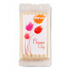 Маса самозастигаюча для флористики "Flower Clay", 75 г, Darwi